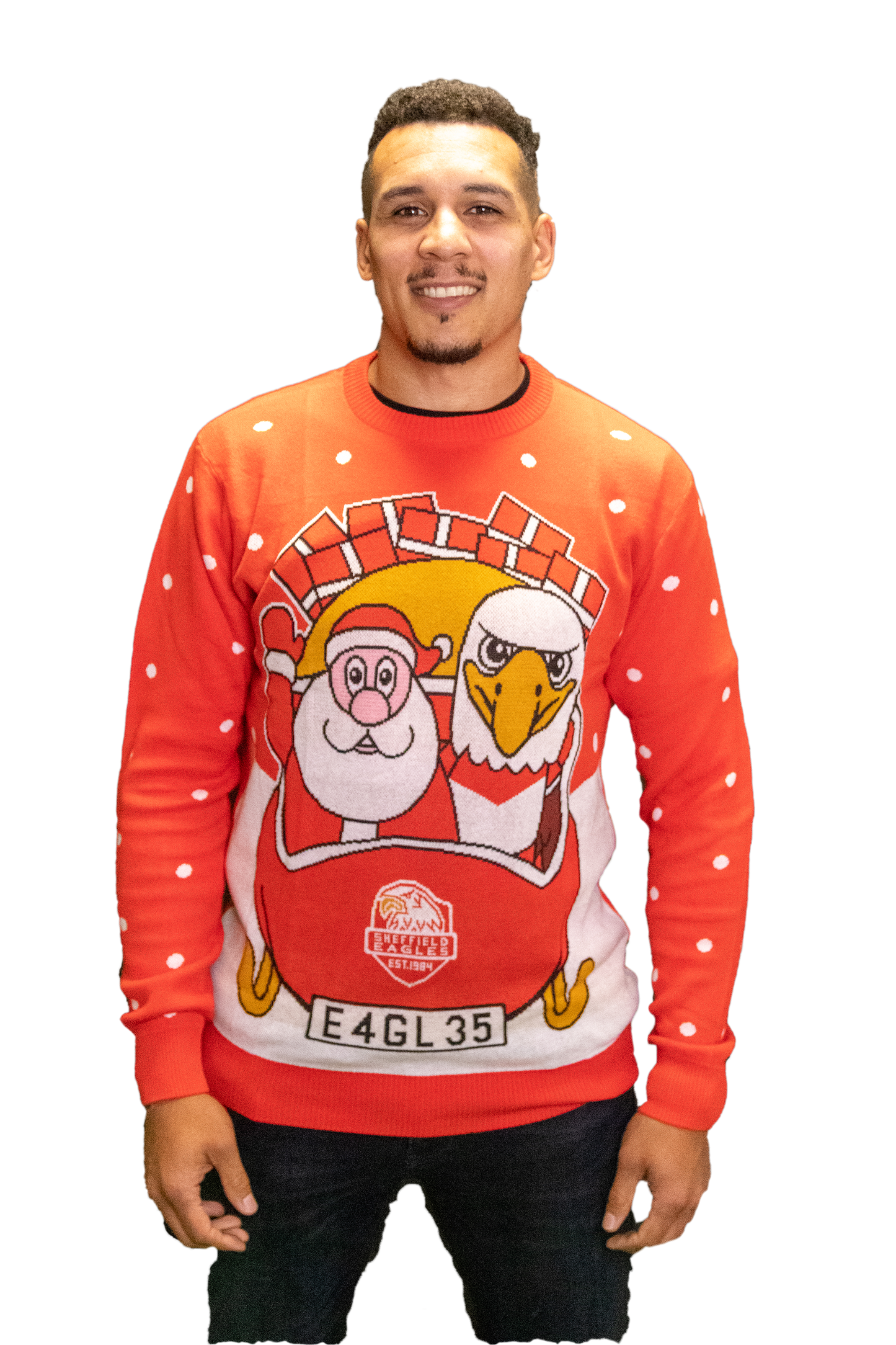 Christmas Jumper Errol and Santa