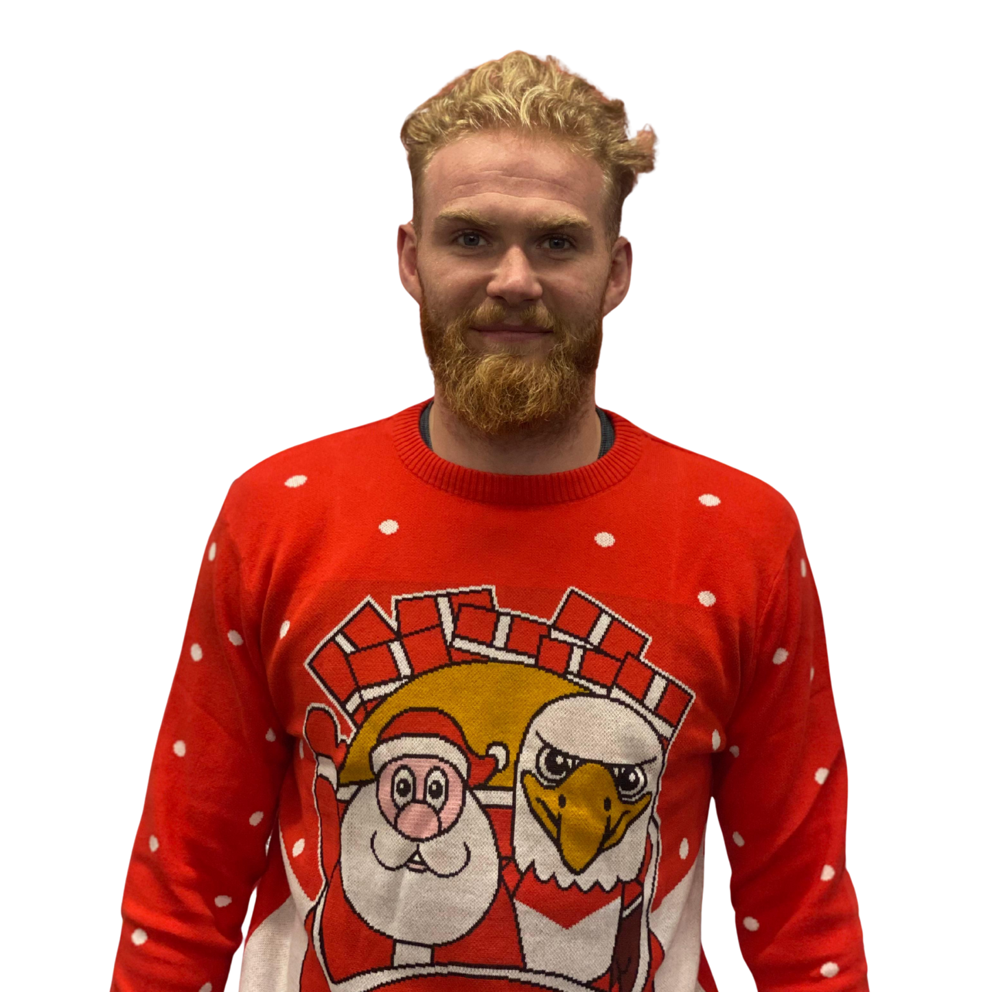 Christmas Jumper Errol and Santa