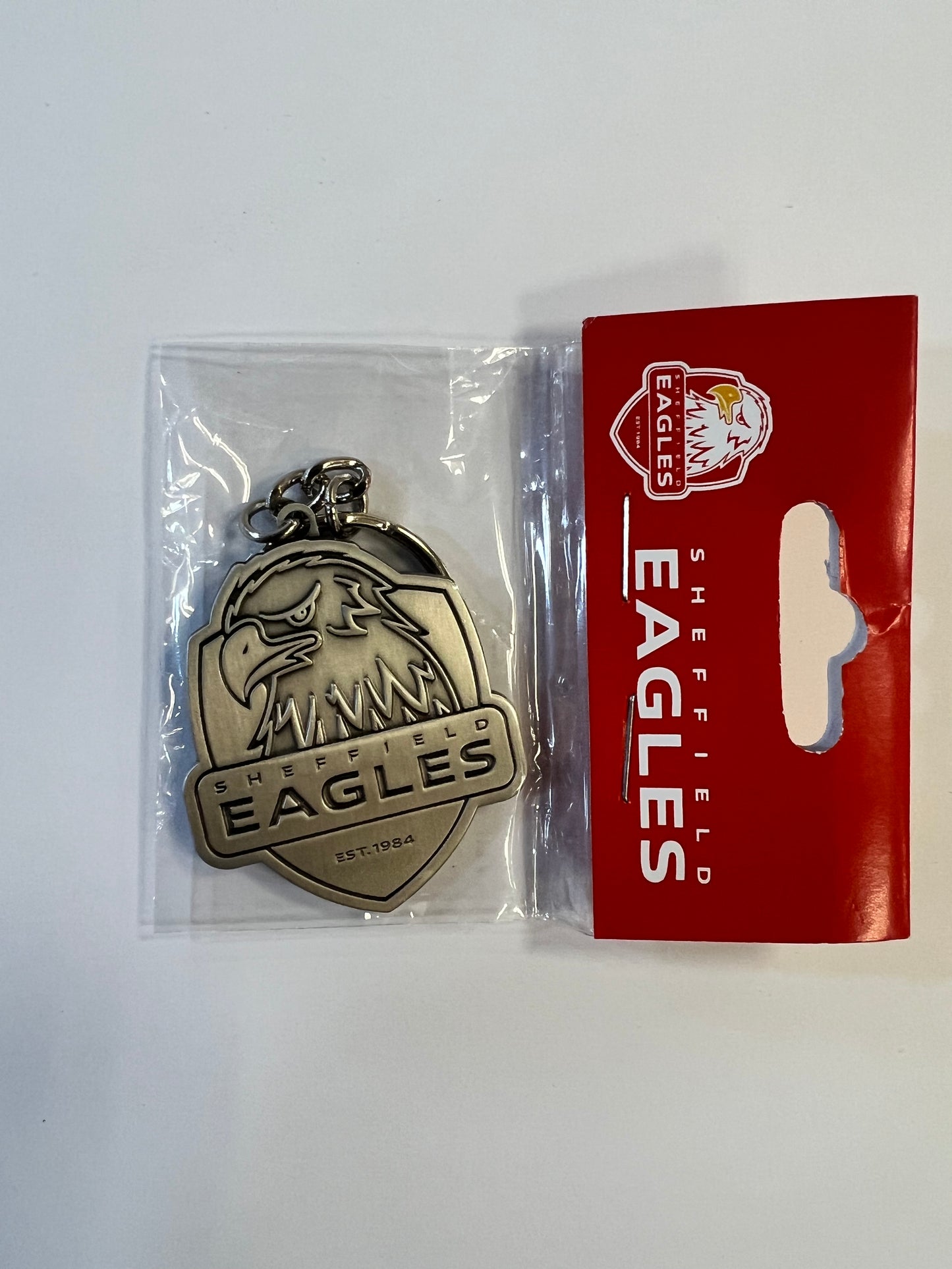 Sheffield Eagles Metal Crest Keyring