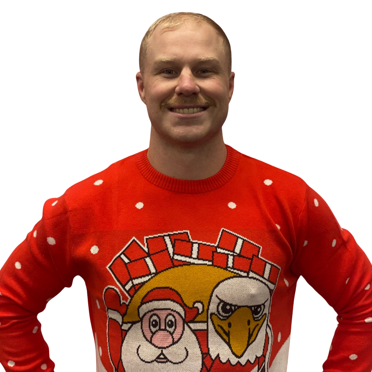 Christmas Jumper Errol and Santa