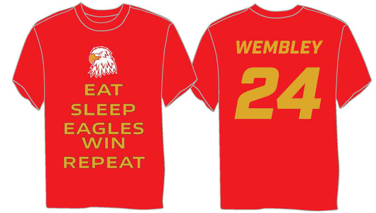 Sheffield Eagles -Wembley Eat Sleep Repeat Tshirt