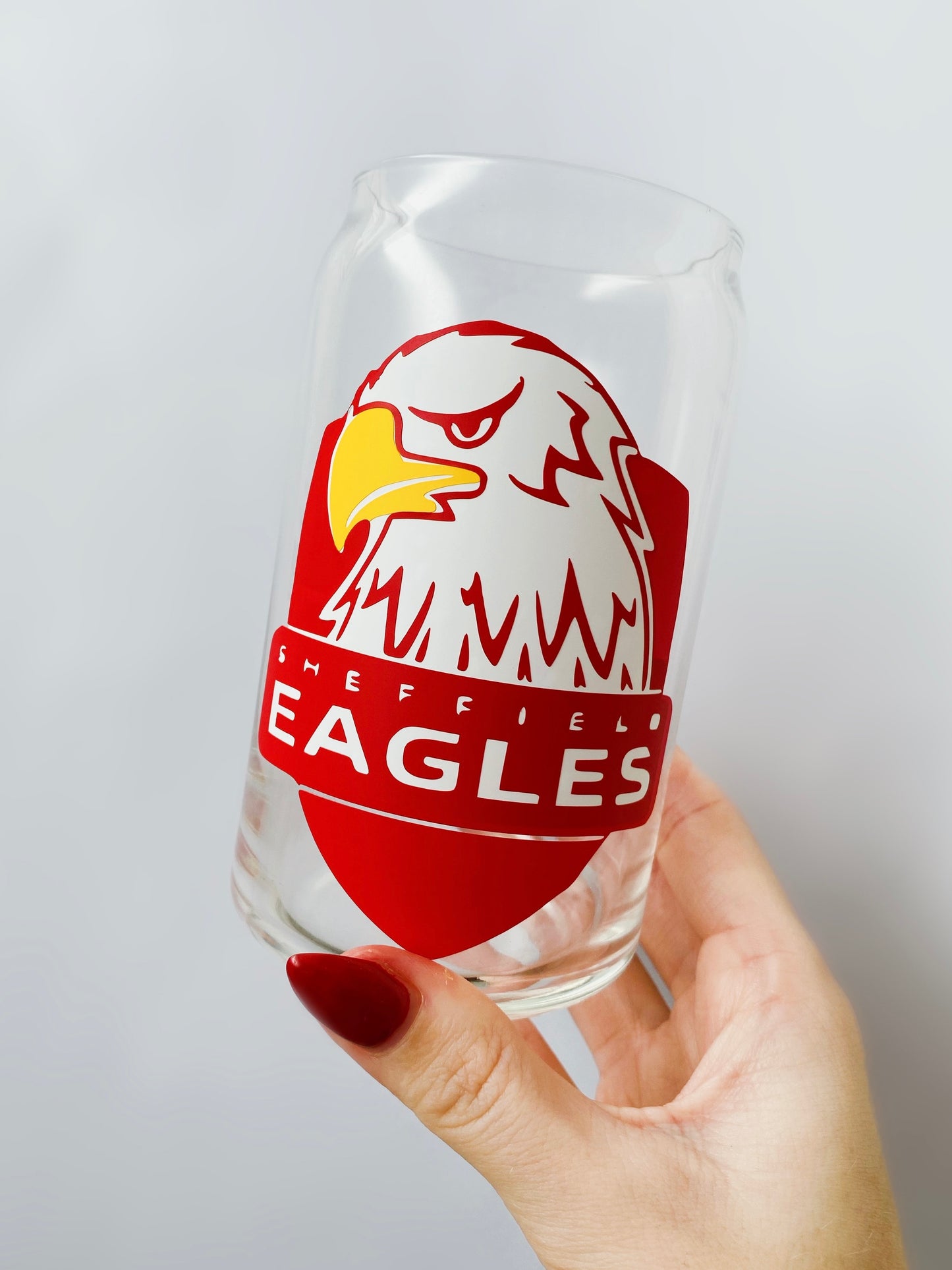 Sheffield Eagles Can Glass